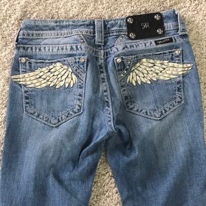 Miss Me Jeans with Bling Wings
